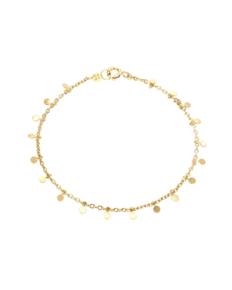 Sia Taylor DB7 Y Yellow Gold Even Tiny Dots Bracelet WB2