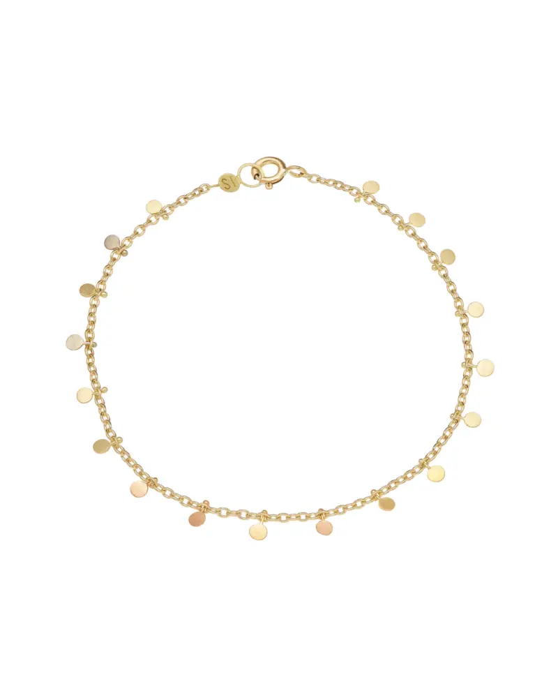 Sia Taylor DB7 YRAIN Rainbow Gold Even Tiny Dot Bracelet WB2