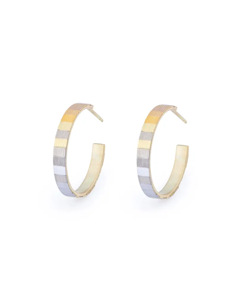 Sia Taylor RE7 RAIN Rainbow Gold Earrings 1