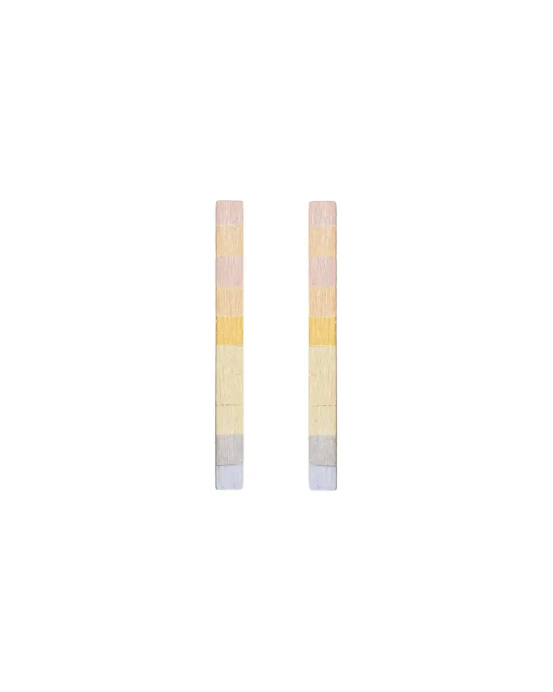 Sia Taylor RE8 RAIN Rainbow Gold Earrings 1