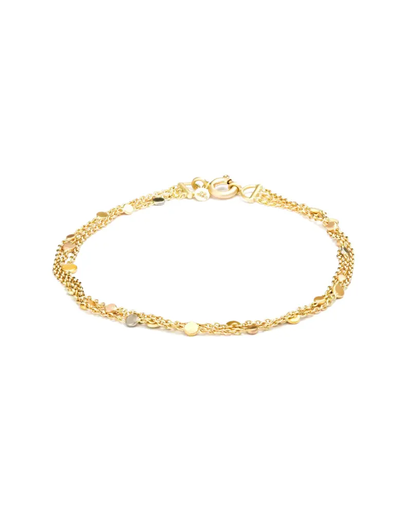 Sia Taylor SB2 RAIN Rainbow Gold Falling Dust Bracelet WB tttc
