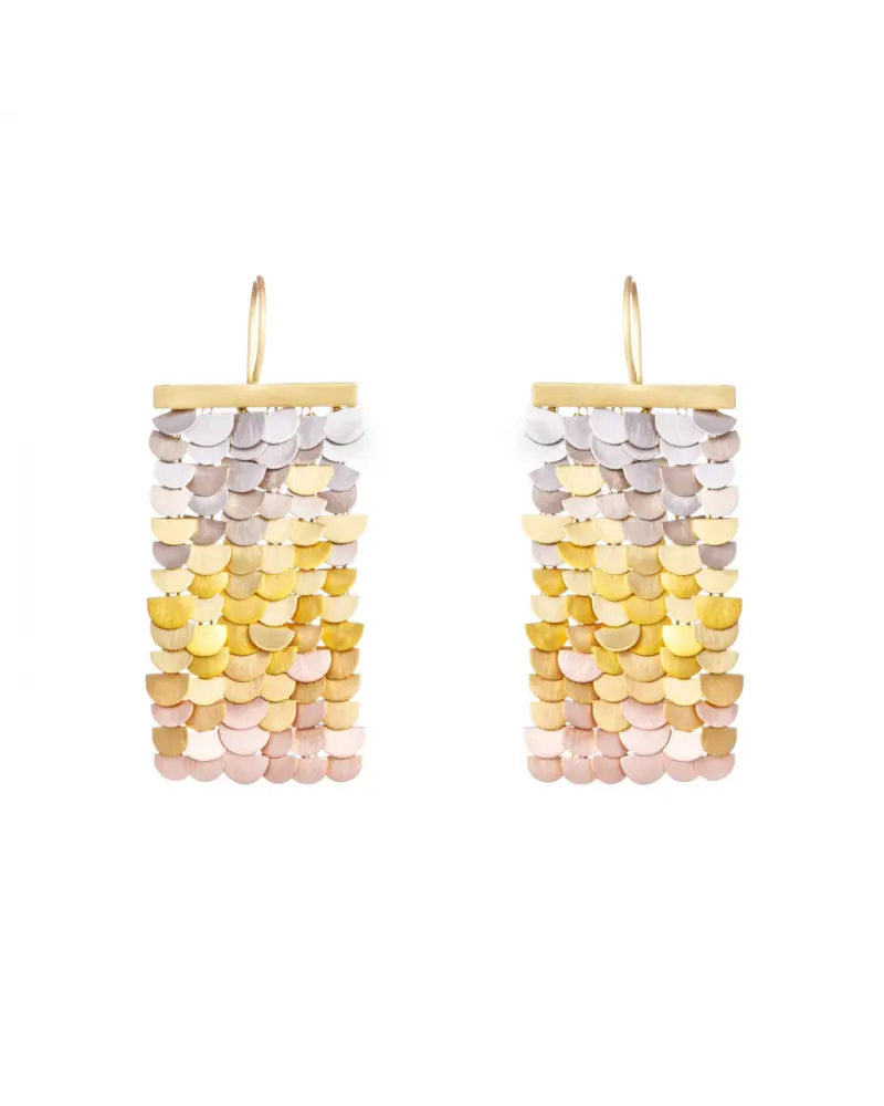 Sia Taylor KE39 RAIN Rainbow Gold Sunrise Earring WB