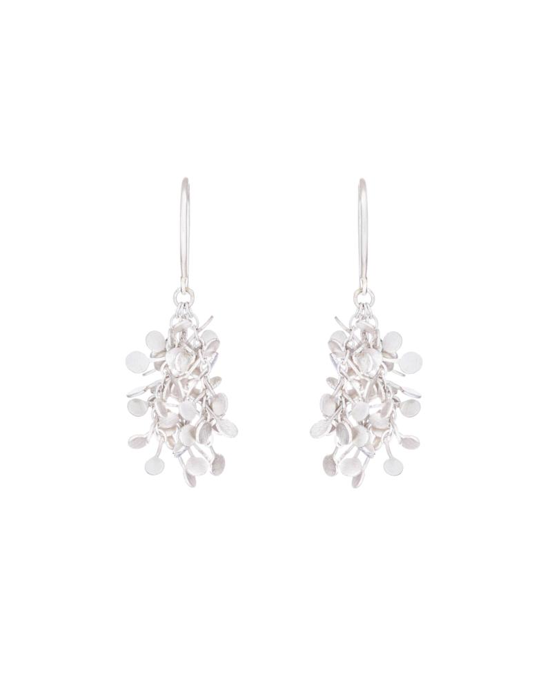 Sia Taylor BE14 S Silver Dot Cluster Earrings 1
