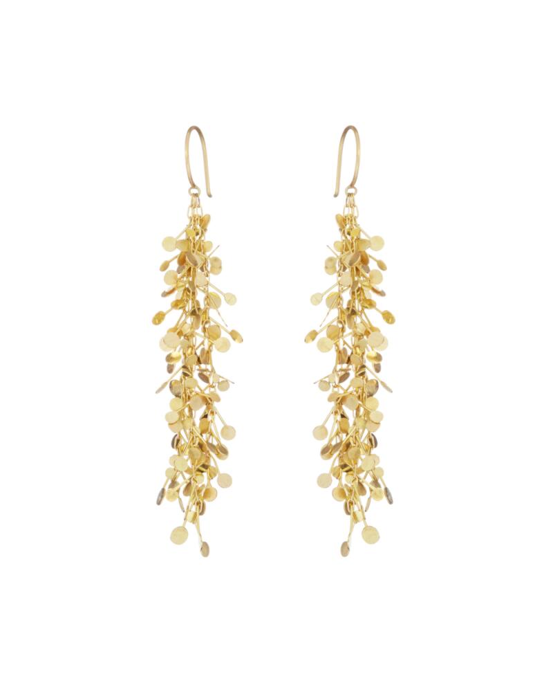 Sia Taylor DE357 Y Yellow Gold Big Dots Earrings WB