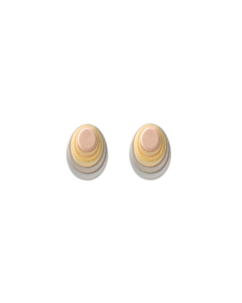 Sia Taylor FE18 RAIN Rainbw Gold Tiny Plume Stud WB