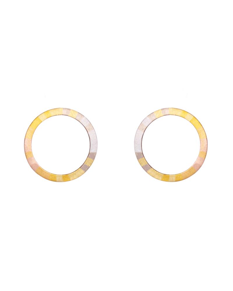 Sia Taylor KE27 RAIN Rainbow Gold Halo Stud WB