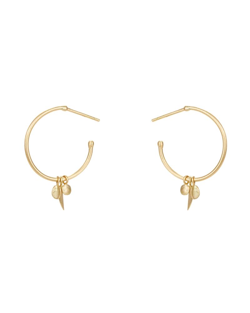 Sia Taylor ME19 Y Yellow Gold Earrings 1