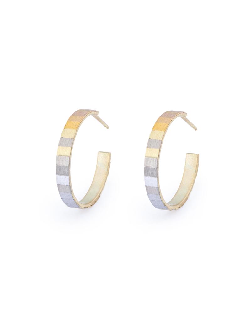 Sia Taylor RE7 RAIN Rainbow Gold Earrings 1