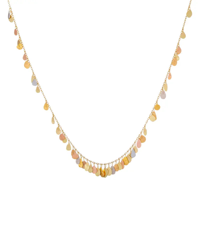Sia Taylor TN1 YMIX Raindrop Gold Necklace WB