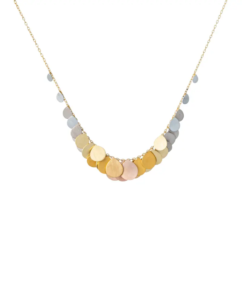 Sia Taylor FN2 RAIN Rainbow Gold Necklace WB