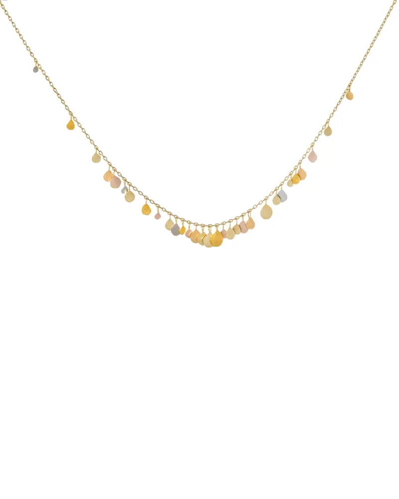 Sia Taylor FN9 RAIN Rainbow Gold Necklace WB