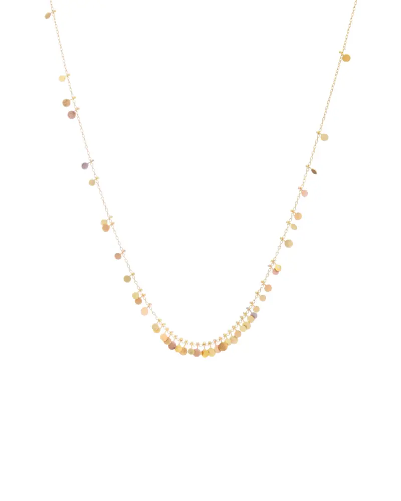 Sia Taylor DN362 RAIN Rainbow Tiny Dots Cluster Necklace WB