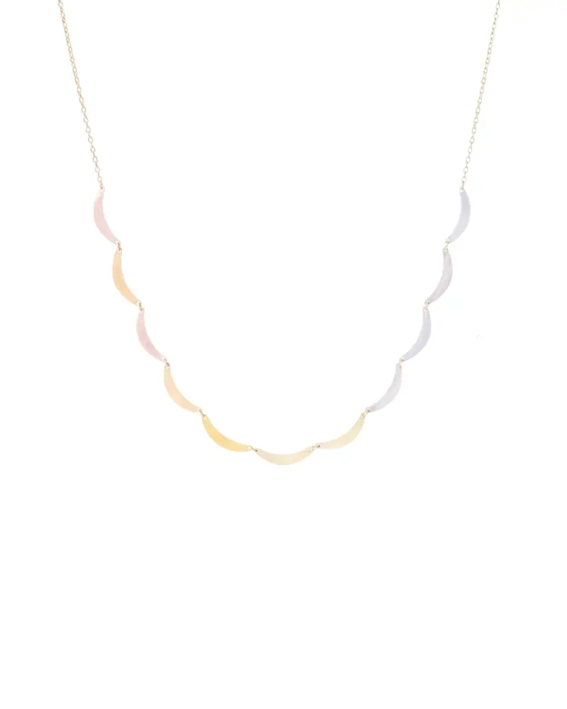 Sia Taylor RN2 RAIN Rainbow Gold Necklace 1