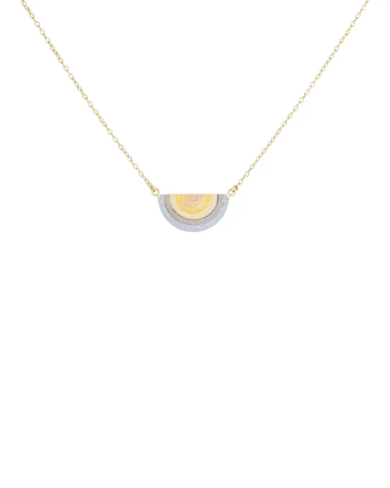 Sia Taylor RN9 RAIN Rainbow Gold Necklace 1