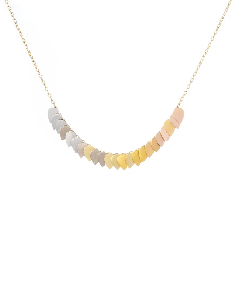 Sia Taylor KN1 YRAIN Golden Rainbow Necklace WB