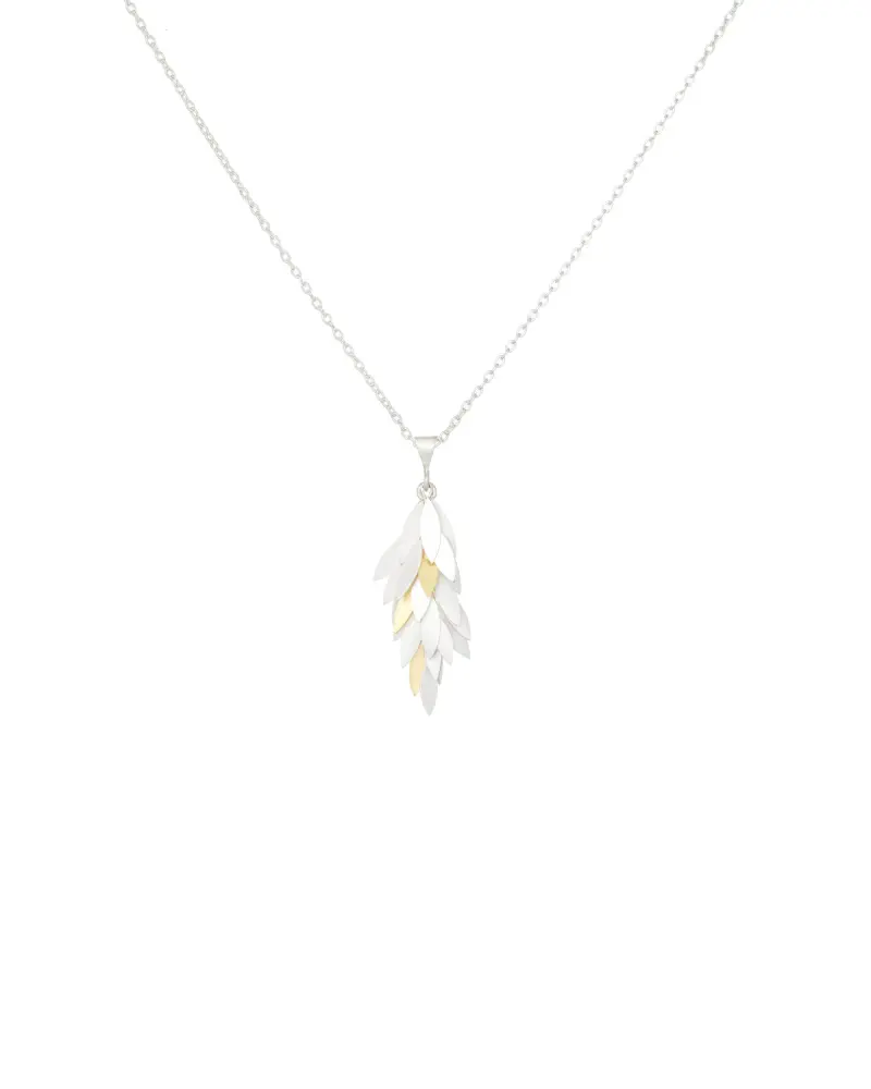 Sia Taylor KN23 SG Silver Leaf Pendant 1