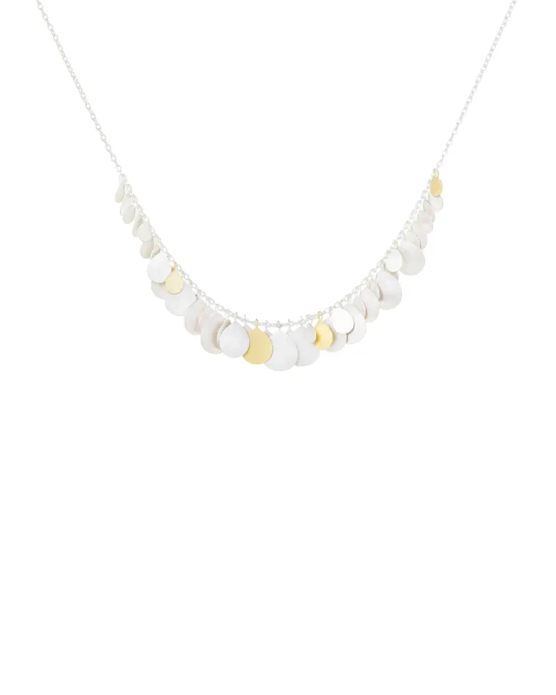 Sia Taylor MN11 SG Silver Petals Necklace 1