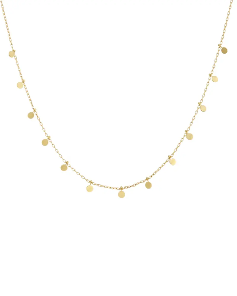 Sia Taylor DN25 Y Little Yellow Gold Dots Necklace WB