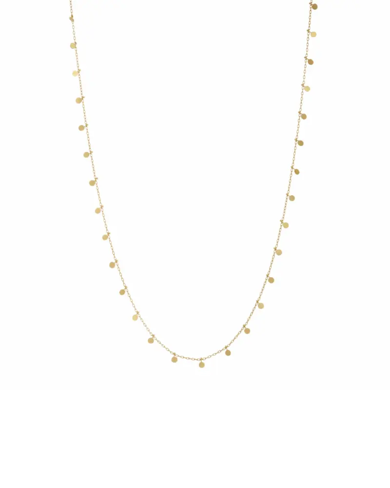 Sia Taylor DN302 Y Yellow Gold Long Dot Necklace WB