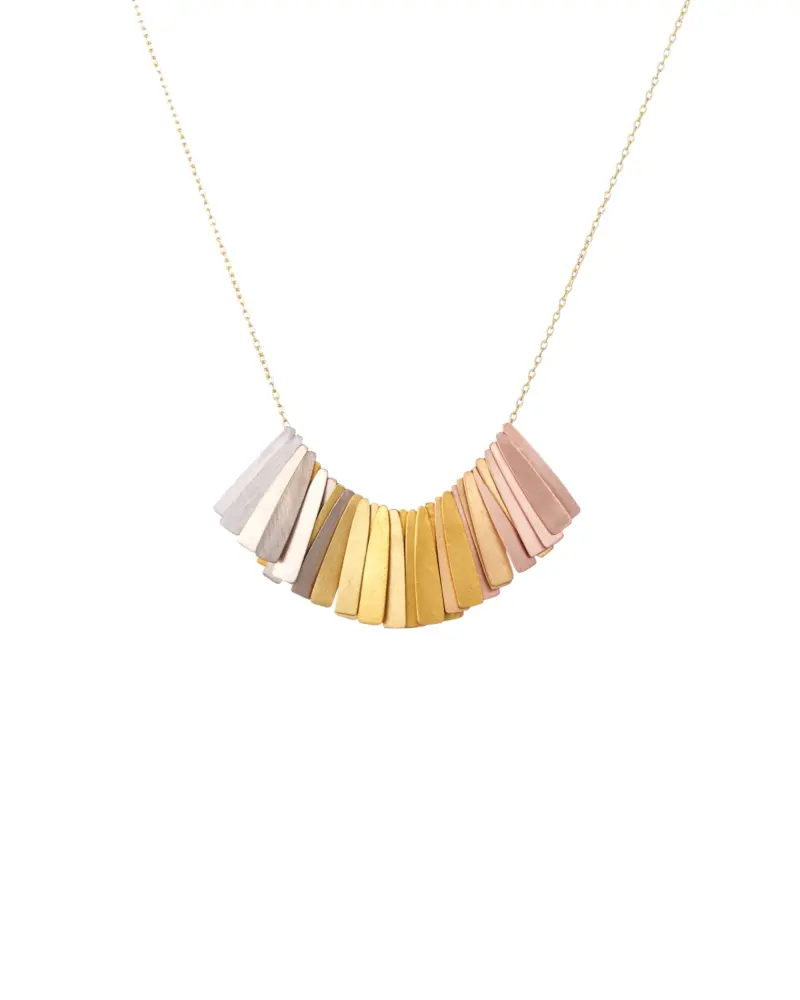 Sia Taylor KN4 Y Rainbow Golds Ray Necklace WB