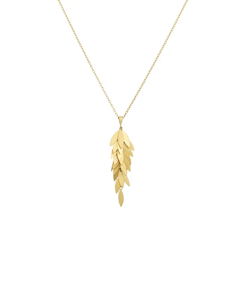 Sia Taylor KN23 Y Yellow Gold Golden Leaf Cluster WB