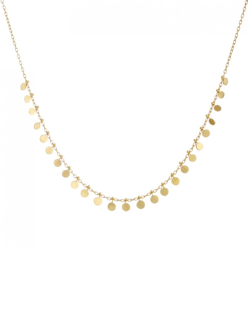 Sia Taylor DN11 Y Medium Yellow Gold Dots Necklace WB