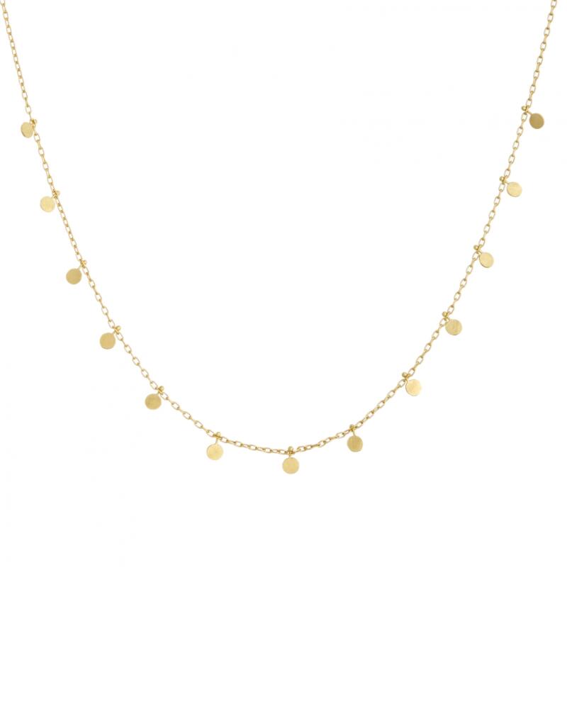 Sia Taylor DN25 Y Little Yellow Gold Dots Necklace WB