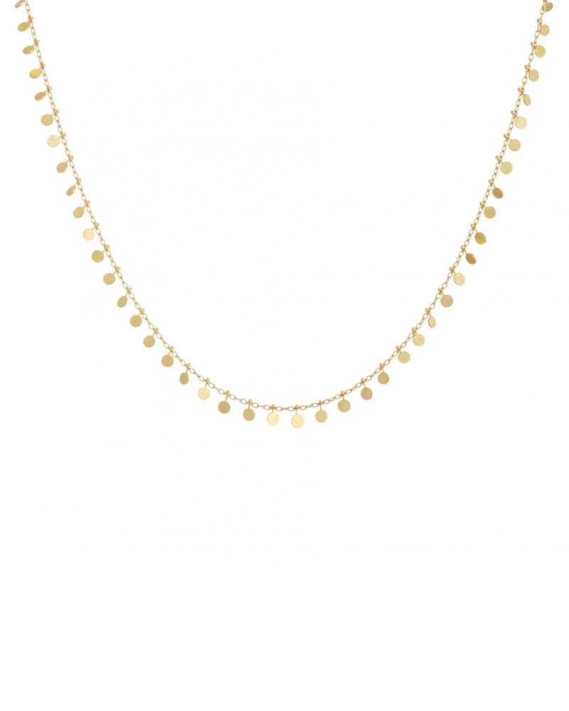 Sia Taylor DN301 Y Yellow Gold Evenly Dotted Necklace WB