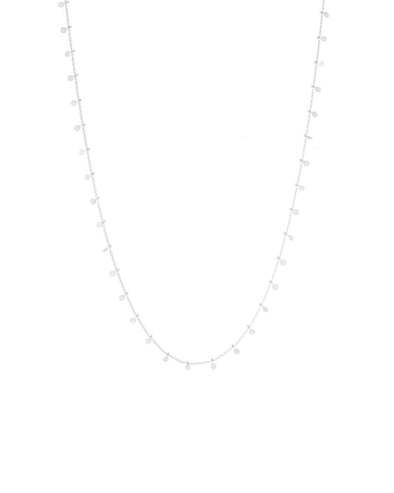 Sia Taylor DN302 S Silver Long Dot Necklace 1