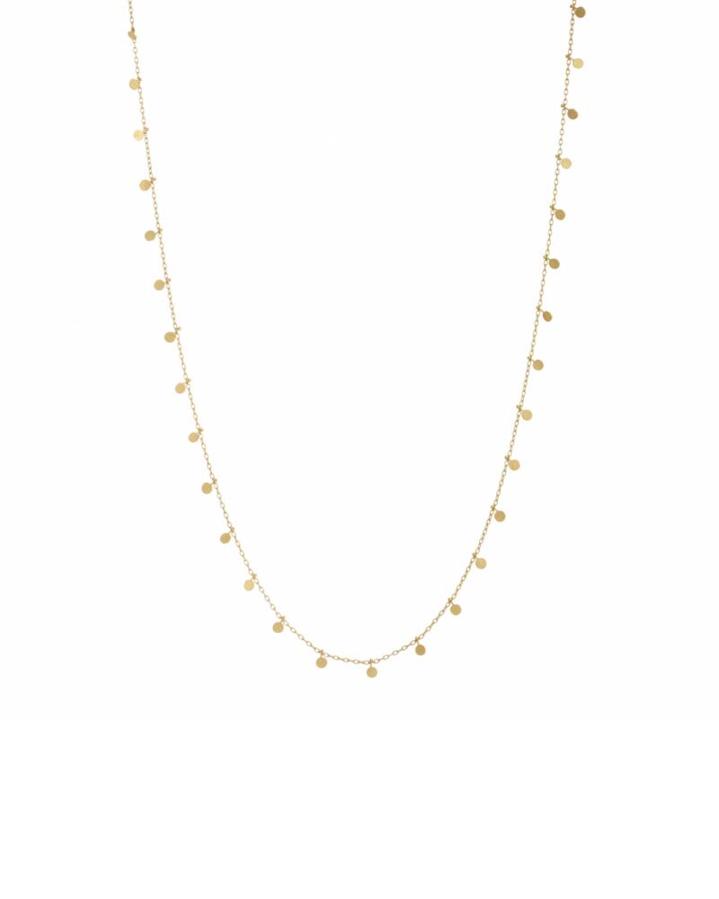 Sia Taylor DN302 Y Yellow Gold Long Dot Necklace WB