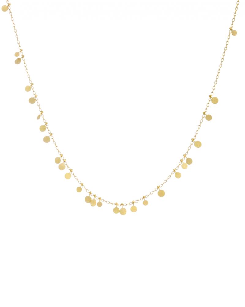 Sia Taylor DN31 Y Random Yellow Gold Dots Necklace WB