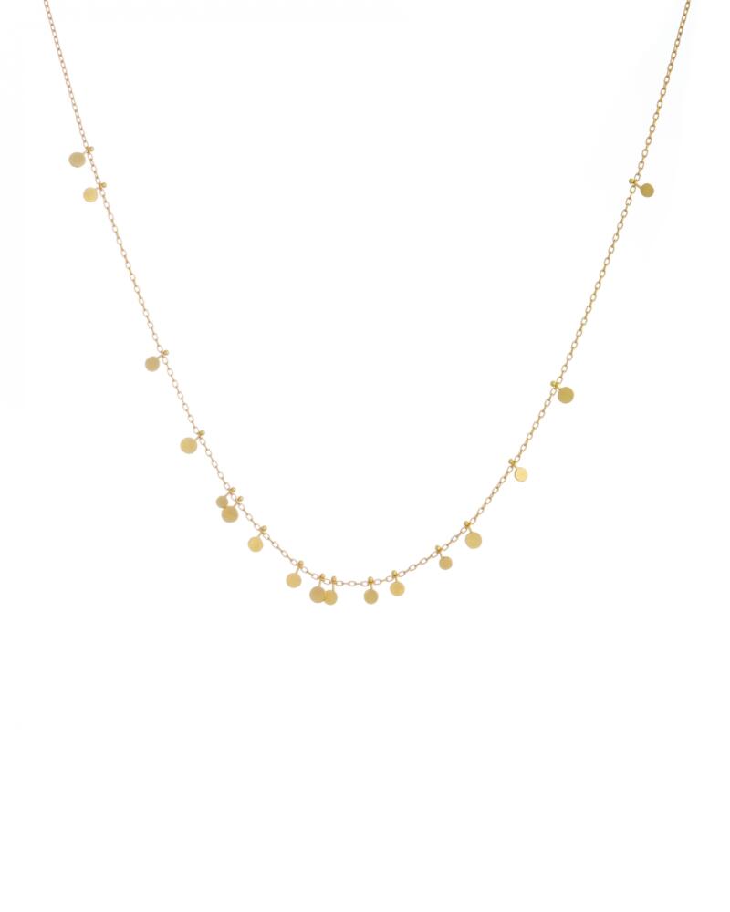 Sia Taylor DN321 Y Tiny Random Yellow Gold Dots Necklace WB