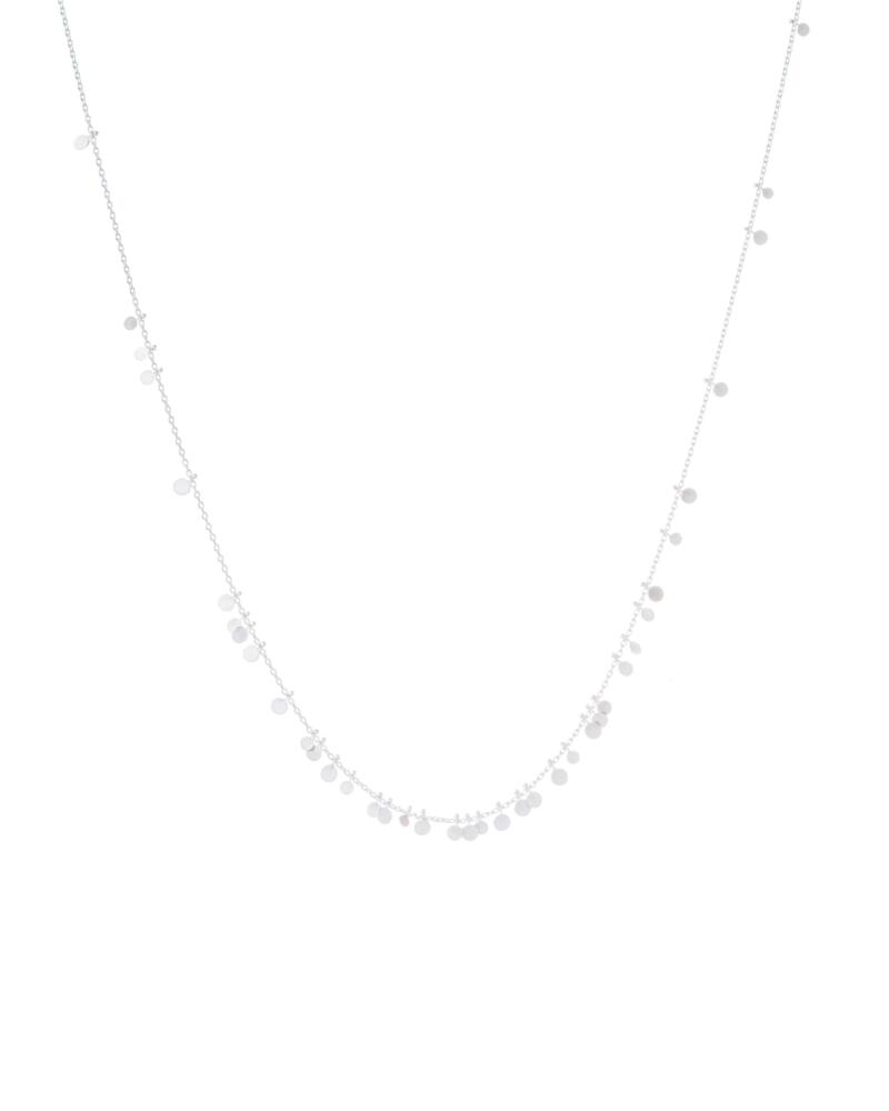 Sia Taylor DN32 S Long Random Silver Dots Necklace 1