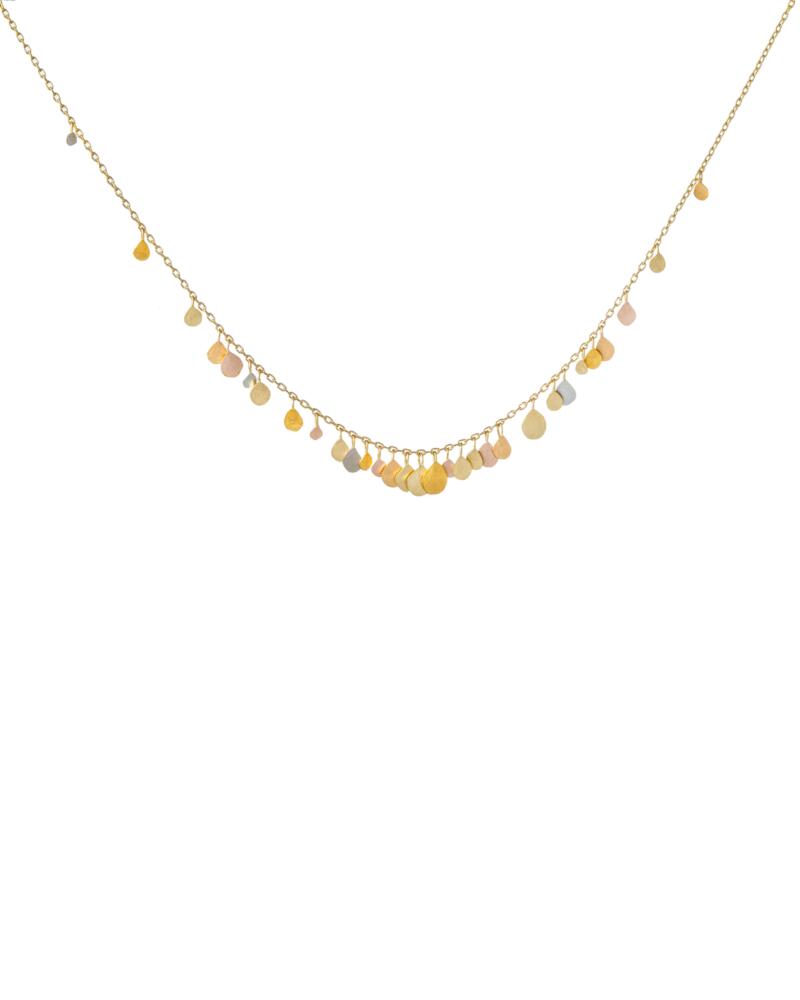 Sia Taylor FN9 RAIN Rainbow Gold Necklace WB