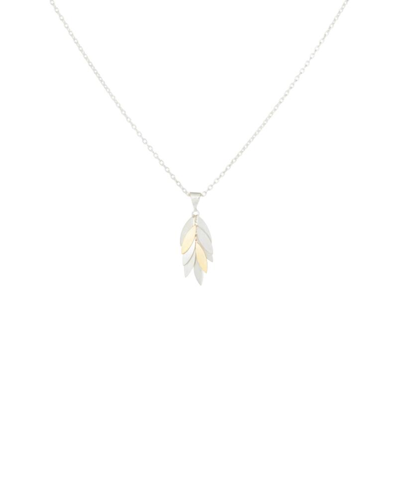 Sia Taylor KLN3 SG Silver Falling Leaf Pendant 1
