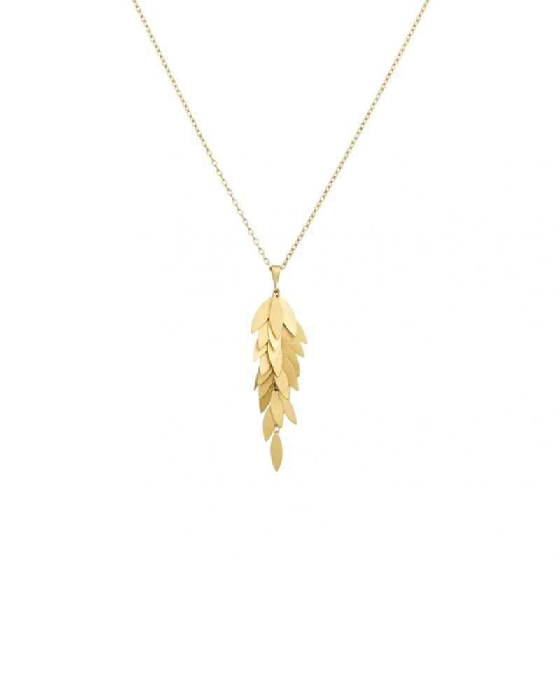 Sia Taylor KN23 Y Yellow Gold Golden Leaf Cluster WB