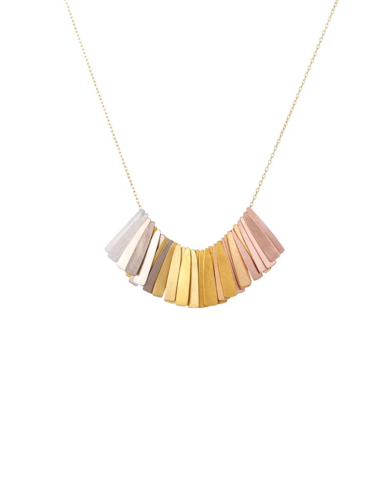 Sia Taylor KN4 Y Rainbow Golds Ray Necklace WB