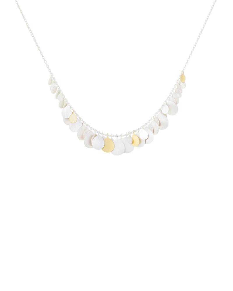 Sia Taylor MN11 SG Silver Petals Necklace 1