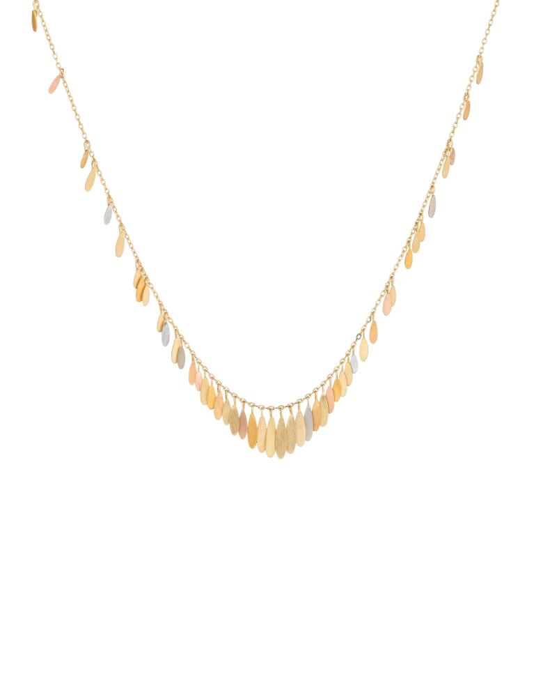 Sia Taylor MN16 RAIN Rain Gold Necklace 1