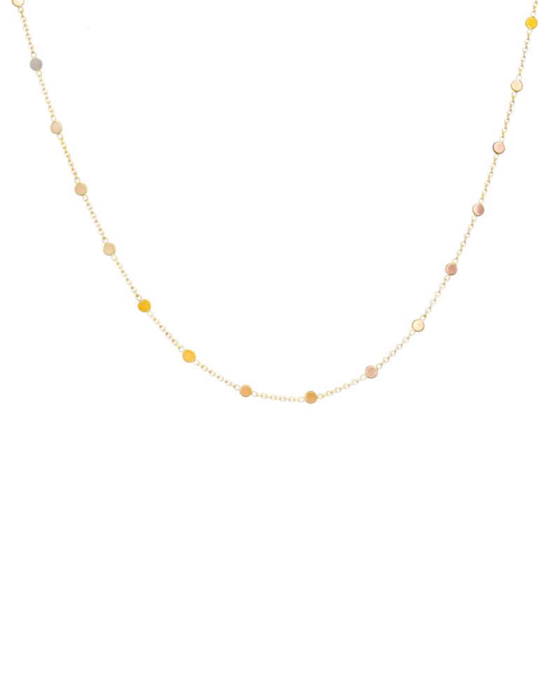 Sia Taylor SN3 RAIN Rainbow Gold Dust Necklace WB