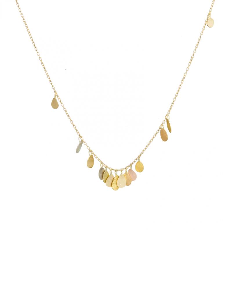 Sia Taylor TN2 YMIX Tiny Raindrop Gold Necklace WB