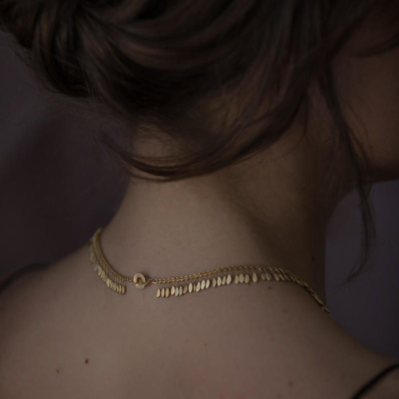 Sia Taylor MN8 Y Yellow Gold Necklace 3
